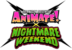 Animate! x Nightmare Weekend Cleveland logo - Cleveland, OH, USA anime convention